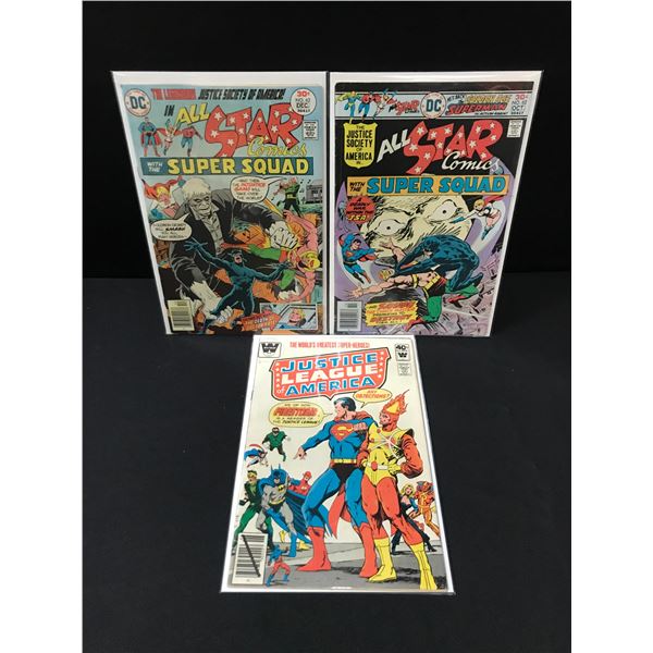 LOT OF 3 DC COMICS