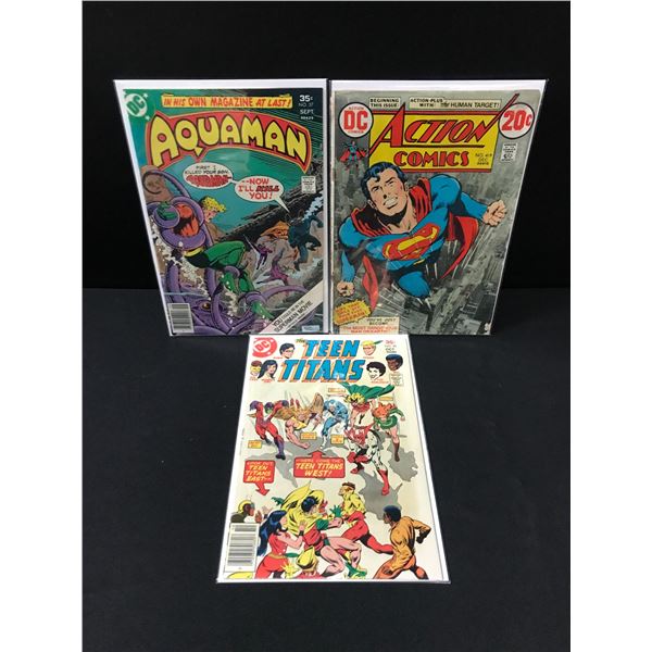 LOT OF 3 DC COMICS