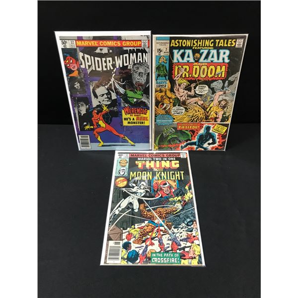 LOT OF 3 MARVEL COMICS