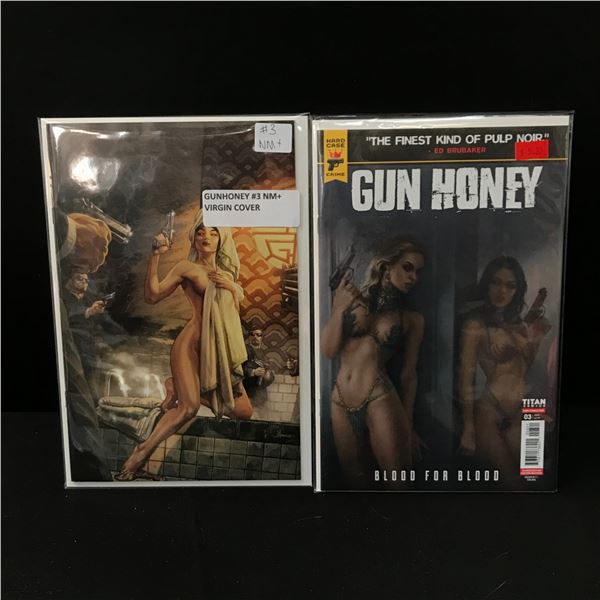 LOT OF 2 GUN HONEY COMICS - HARD CASE CRIME