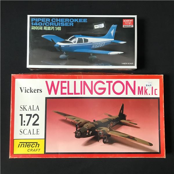 LOT OF 2 MODEL AIRCRAFT  KITS IN ORIGINAL PACKAGING