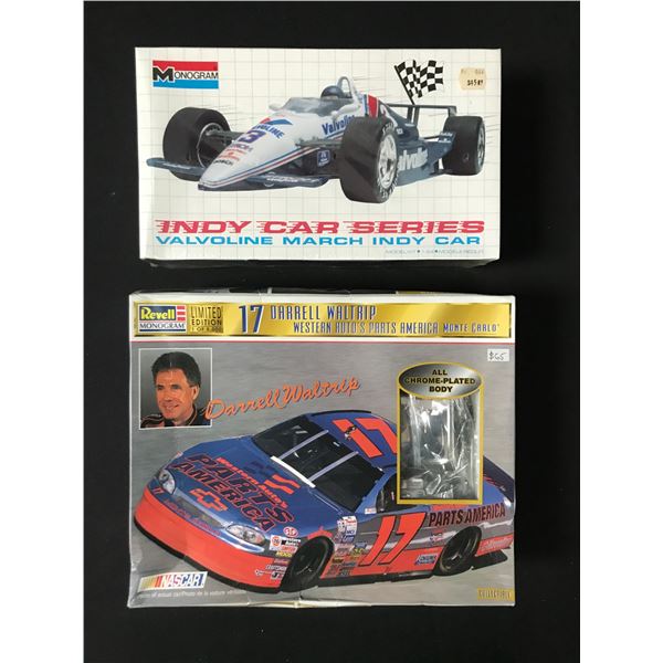 LOT OF 2 MODEL CAR  KITS IN ORIGINAL PACKAGING