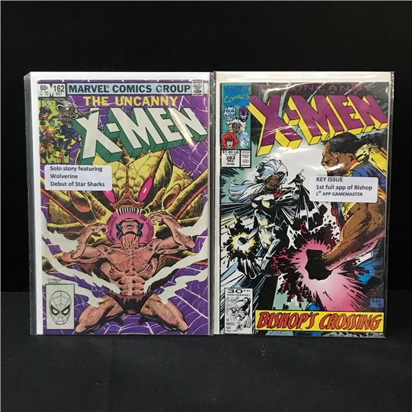LOT OF 2 THE UNCANNY X-MEN COMICS - MARVEL COMICS