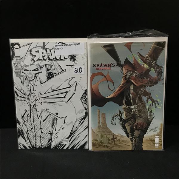 LOT OF 2 SPAWN COMICS - IMAGE COMICS