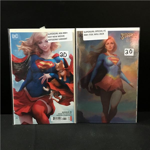 LOT OF 2 SUPERGIRL COMICS - DC COMICS