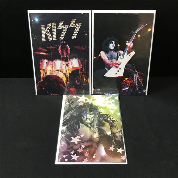 LOT OF 3 KISS COMICS VIRGIN COVER ACE FREELY