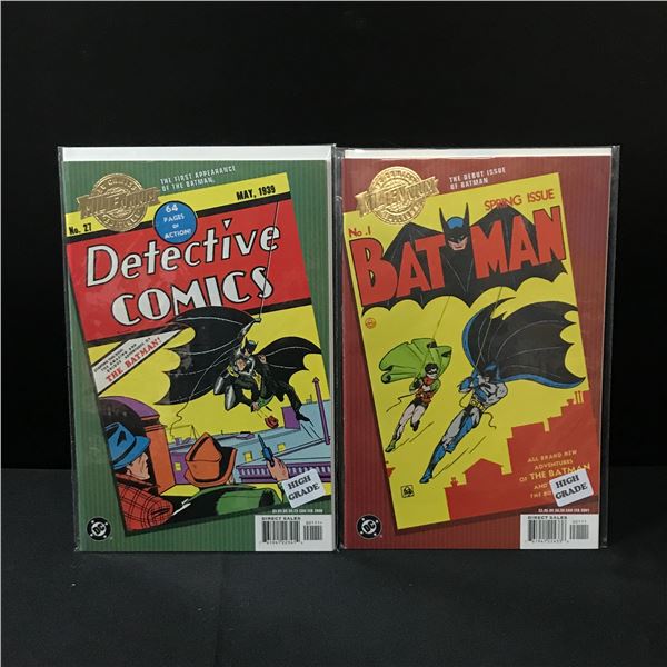 LOT OF 2 BATMAN COMICS DC COMICS