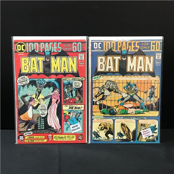 BATMAN #256-257 - DC COMICS