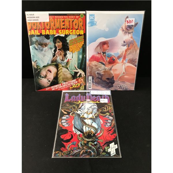 LOT OF 3 MATURE READERS COMICS