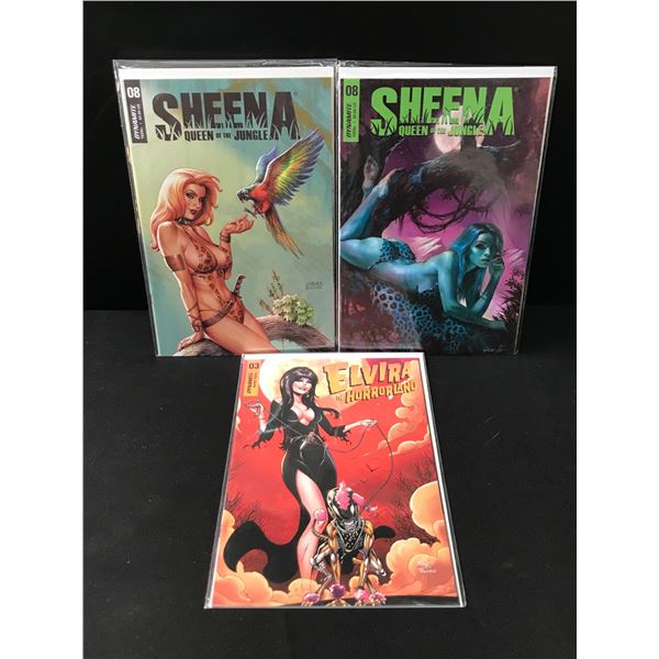 LOT OF 3 COMICS - DYNAMITE COMICS