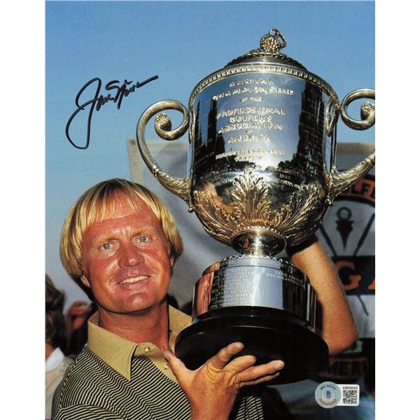 JACK NICKLAUS SIGNED 8X10 - BECKETT COA