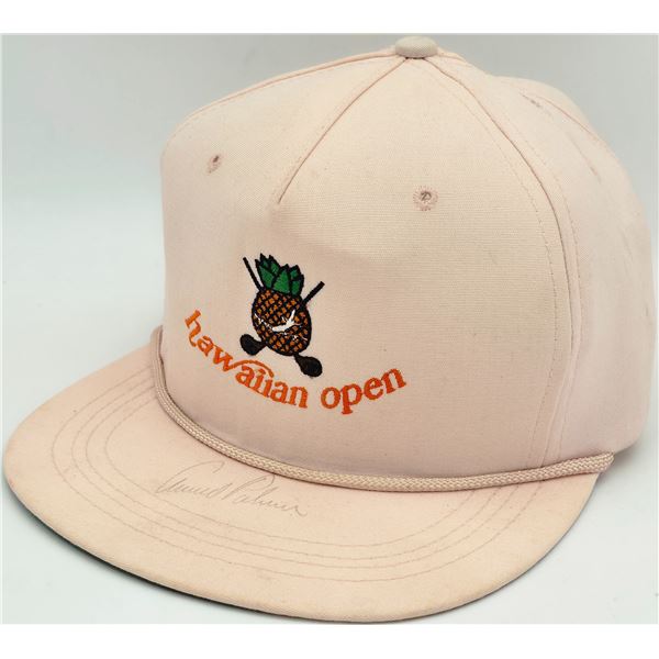 ARNOLD PALMER SIGNED HAWAIIAN OPEN BAEBALL HAT (JSA COA)