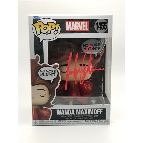 ELIZABETH OLSEN SIGNED WANDA MAXIMOFF FUNKO POP - KB COA