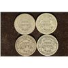 Image 2 : 4-SILVER BARBER DIMES: 1902-O, 1908-O, 13 & 1914