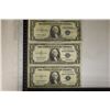 Image 1 : 3-US $1 SILVER CERTIFICATE STAR NOTES: 1935-E,F,G