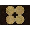 Image 1 : 1941, 43 & 2-1944 NETHERLANDS SILVER 25 CENTS
