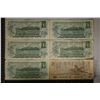 Image 2 : $7 FACE VALUE CANADA CURRENCY: 5-1973 $1'S & ONE