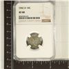 Image 1 : 1942-D SILVER MERCURY DIME NGC XF40