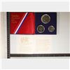 1976 SILVER 3 COIN US BICENTENNIAL SET IN BLUE