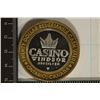 Image 2 : CASINO $10 SILVER TOKEN (UNC) CASINO WINDSOR