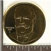 Image 1 : 24KT GOLD OVER .925 SILVER WILLIAM TAFT ROUND, PF