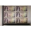 Image 1 : 6-1970'S BOGOTA, COLUMBIA 2 PESO BILLS XF-UNC: