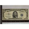 Image 1 : 1953-A $5 SILVER CERTIFICATE BLUE SEAL SLIGHT