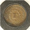 Image 2 : 1863 HARD TIMES TOKEN: GUSTAVUS LINDENMUELLER