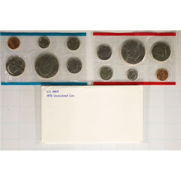 1976 US MINT SET (UNC) P/D (WITH ENVELOPE)