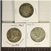 3-40% SILVER JOHN F. KENNEDY HALVES: 1967, 68-D