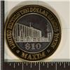 CASINO $10 SILVER TOKEN (UNC) MAXIM LAS VEGAS, NV