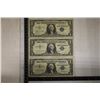 Image 1 : 3-STAR NOTE US $1 SILVER CERTIFICATES: 1957,