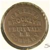 Image 1 : 1871 HARD TIMES TOKEN OAKLAND, BROOKLYN &