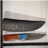 Image 1 : 7.5" DAMASCUS STEEL HUNTER KNIFE WITH BLACK
