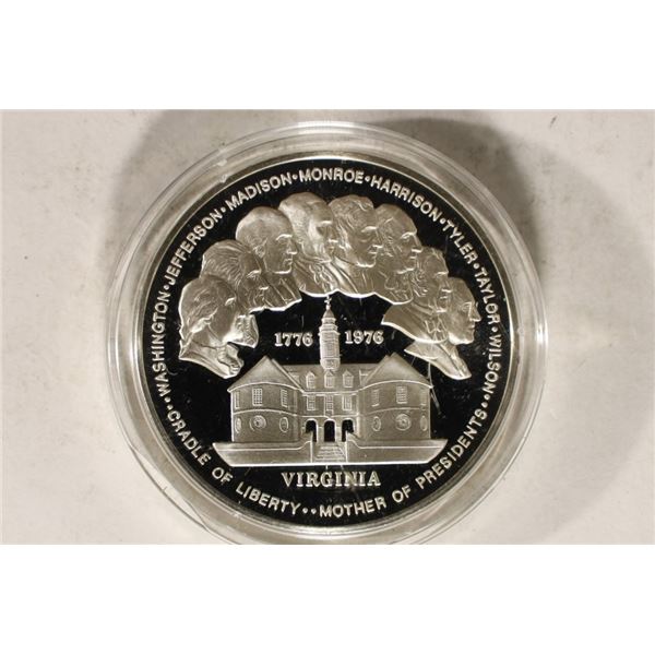 1.18 OZ. PF STERLING SILVER STATE OF VIRGINIA