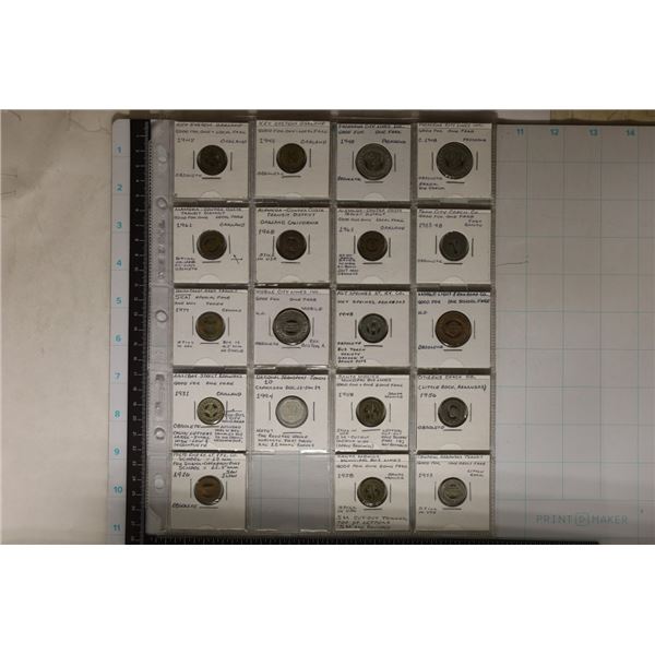 19-TRANSPORTATION TOKENS: KEY SYSTEM OAKLAND,