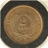 Image 2 : 1864 US TWO CENT PIECE EF IN HARD PLASTIC