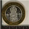 Image 1 : CASINO $10 SILVER TOKEN (UNC) BELLAGIO LAS VEGAS