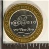 Image 2 : CASINO $10 SILVER TOKEN (UNC) BELLAGIO LAS VEGAS