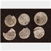 Image 1 : 6 SILVER DIME SIZED OTTOMAN EMPIRE PARA COINS: