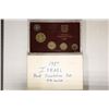 1987 ISRAEL 5 COIN BANK CIRCULATION SET