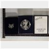 Image 1 : 2001-W PROOF AMERICAN SILVER EAGLE IN BOX AND