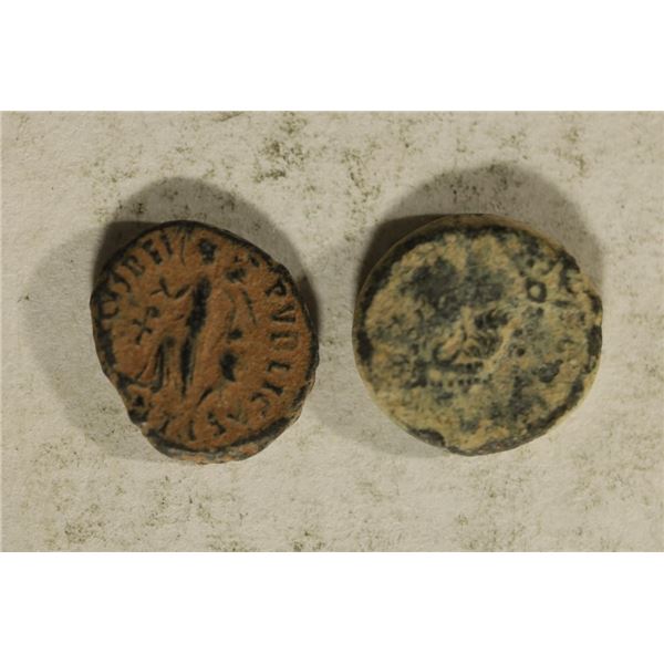 2 ROMAN ANCIENT COINS