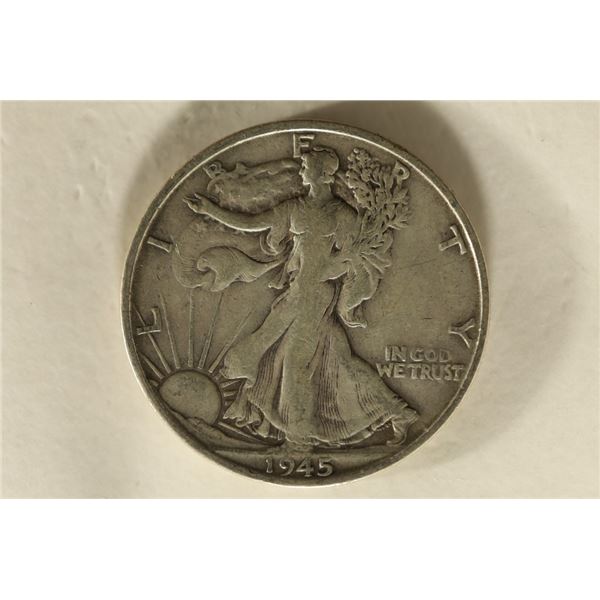 1945-S SILVER WALKING LIBERTY HALF DOLLAR