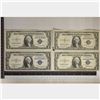Image 1 : 4-1935 US $1 SILVER CERTIFICATES: A, E, F & H.