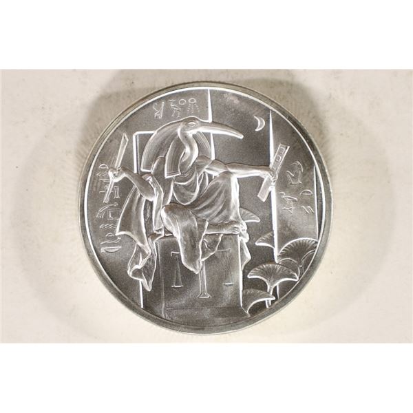2 OZ. EGYPTIAN GOD SERIES .999 SILVER ROUND THOTH