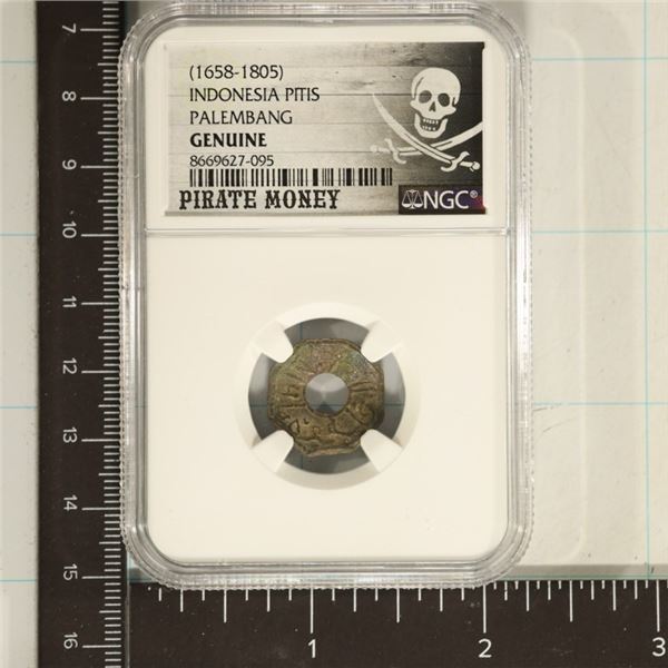 PIRATE MONEY 1658-1805 INDONESIA PITIS PALEMBANG