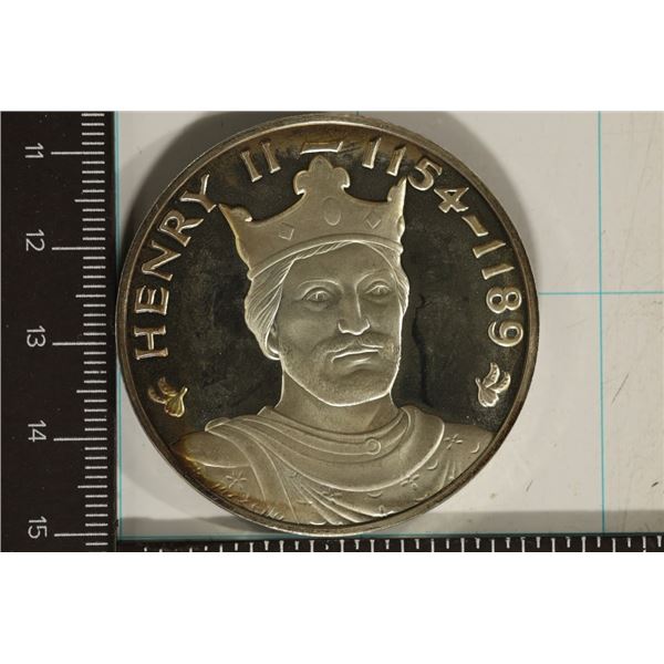 38 GRAM STERLING SILVER HENRY II X 1154-1189