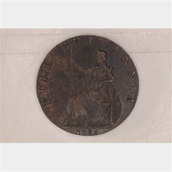 1793 CONDER TOKEN. THEY R MOSTLY 18TH CENTURY