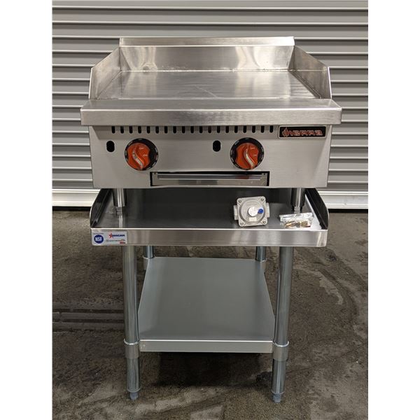 24" Thermostatic Griddle with Equipment Stand, Sierra SRTG-24 | 70398/R7